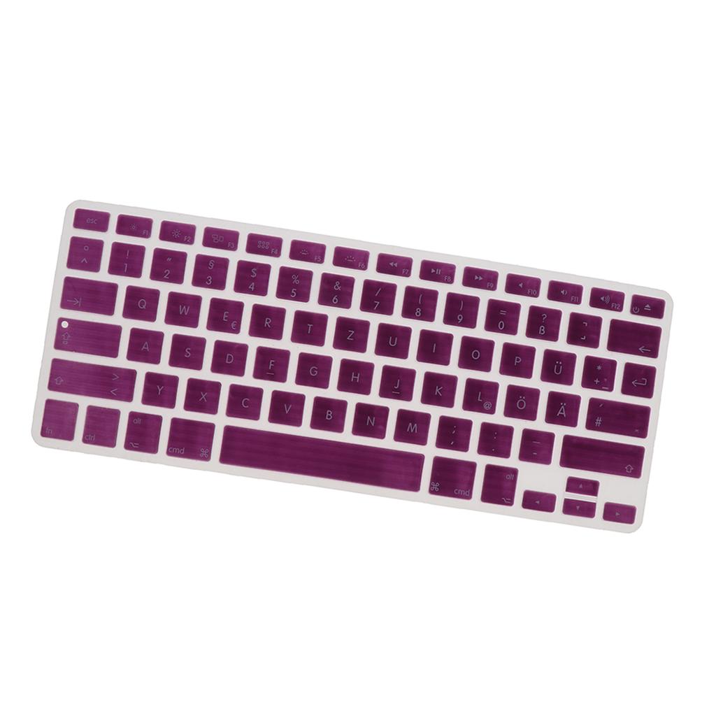 German Phonetic Keyboard Protective Film for 13/15inch Macbook purple