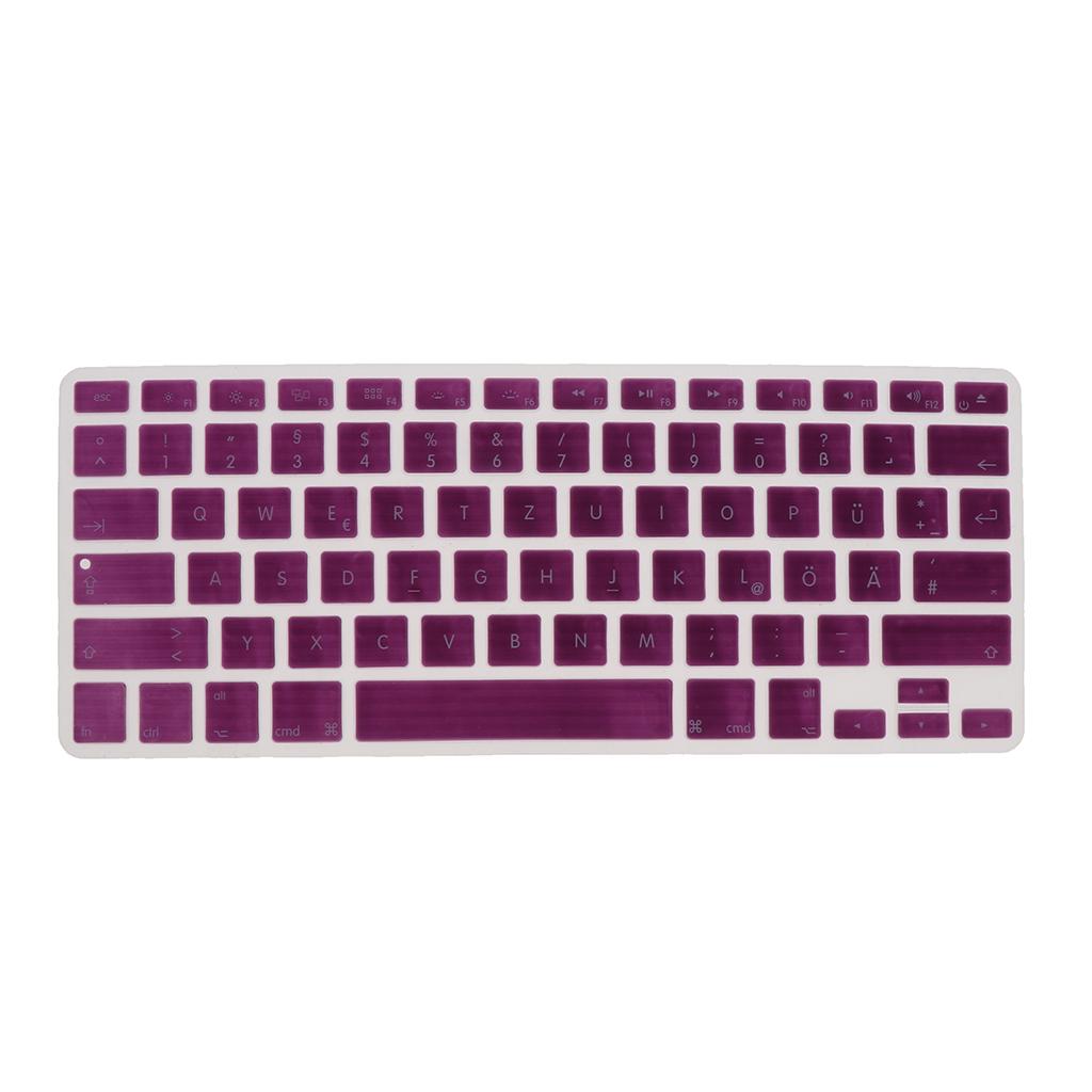 German Phonetic Keyboard Protective Film for 13/15inch Macbook purple