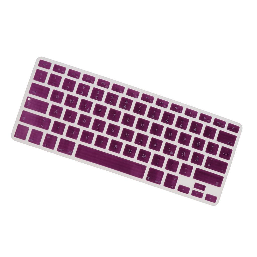 German Phonetic Keyboard Protective Film for 13/15inch Macbook purple