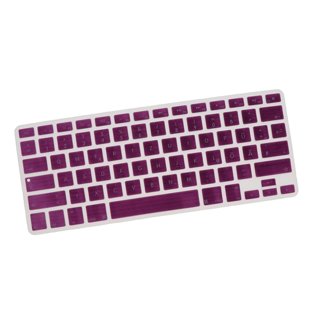 German Phonetic Keyboard Protective Film for 13/15inch Macbook purple