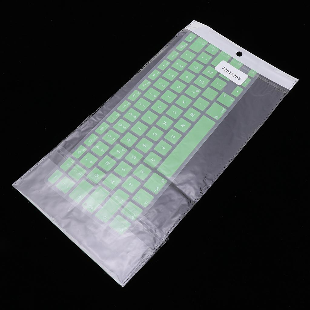 German Phonetic Keyboard Protective Film for 13/15inch Macbook green