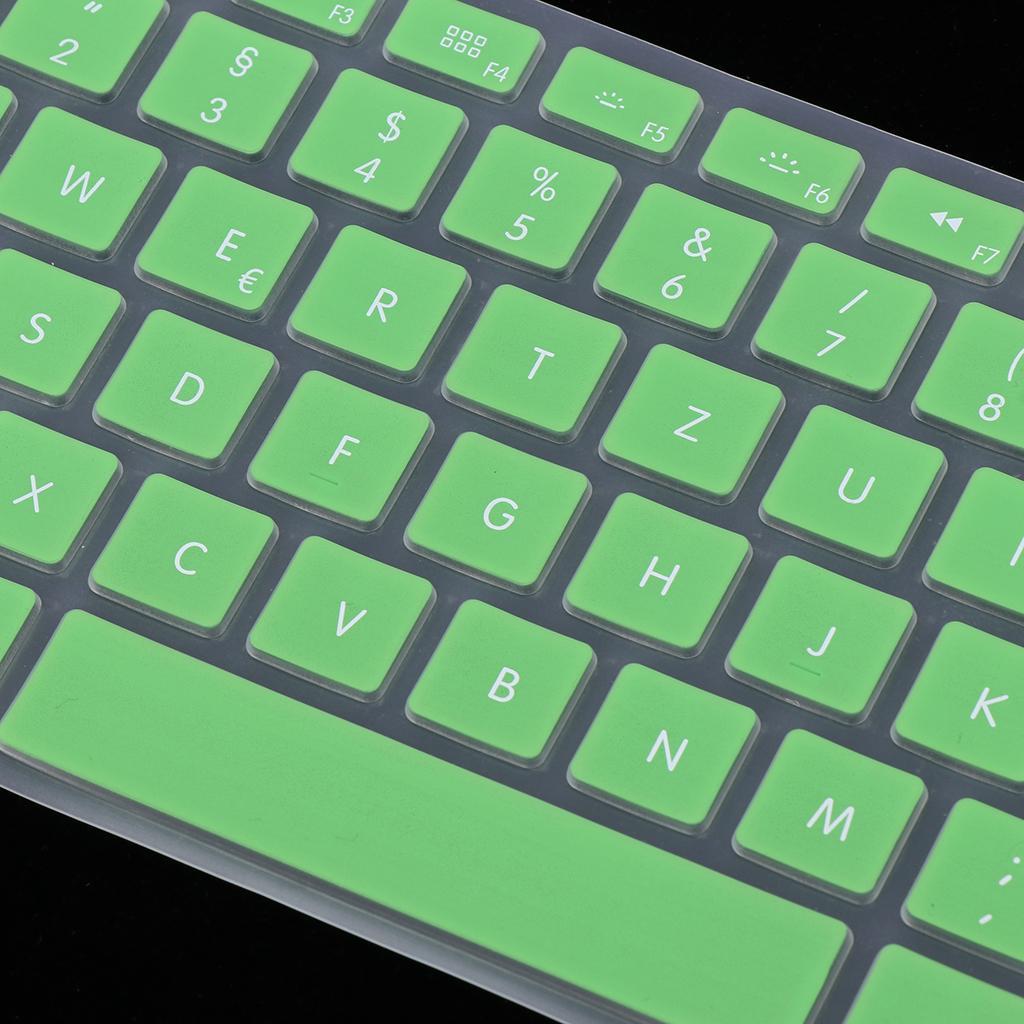 German Phonetic Keyboard Protective Film for 13/15inch Macbook green
