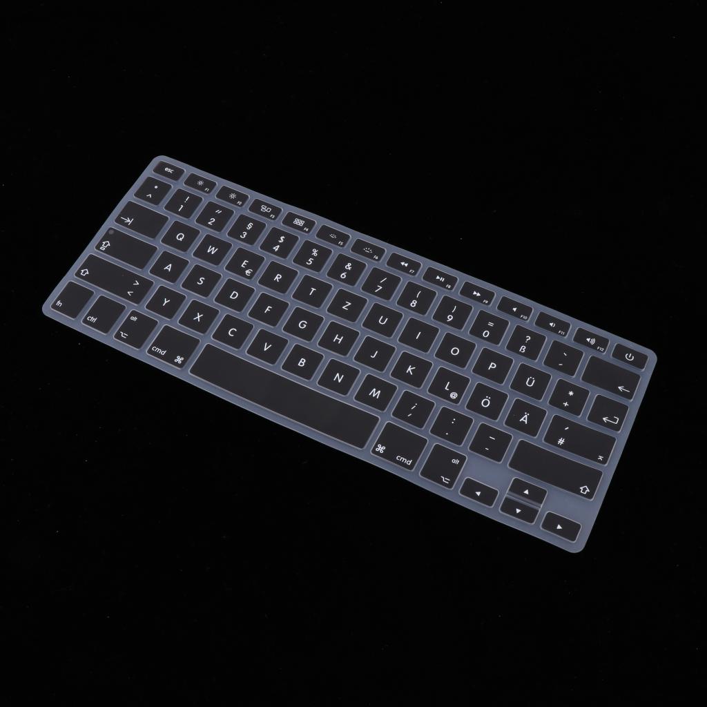 German Phonetic Keyboard Protective Film for 13/15inch Macbook black