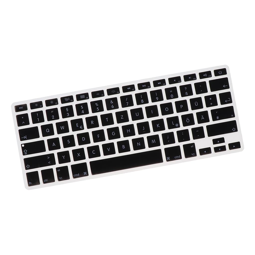 German Phonetic Keyboard Protective Film for 13/15inch Macbook black