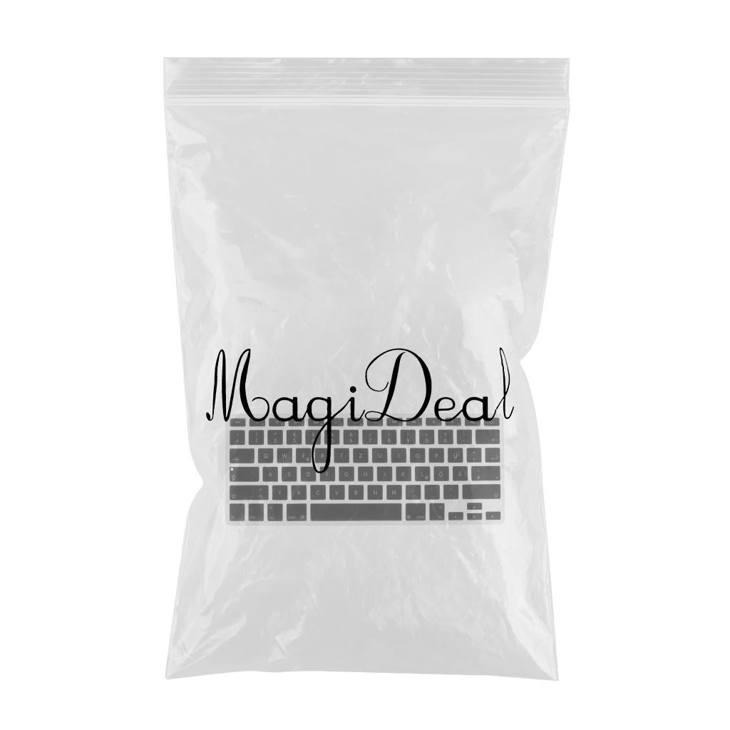 German Phonetic Keyboard Protective Film for 13/15inch Macbook black