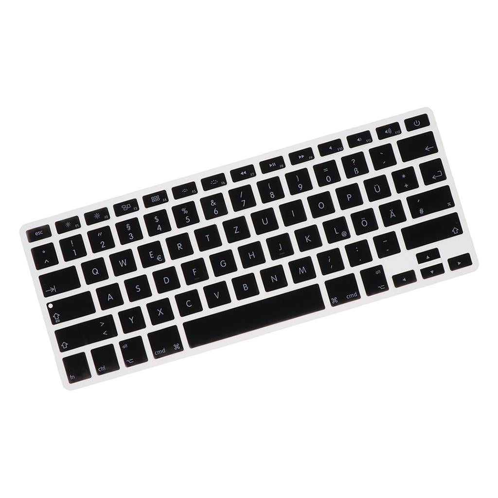 German Phonetic Keyboard Protective Film for 13/15inch Macbook black