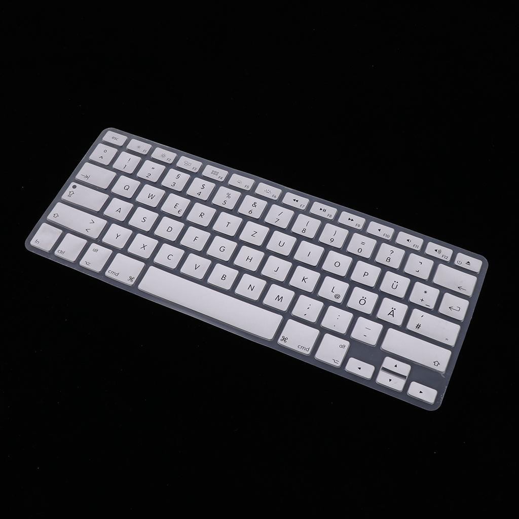 German Phonetic Keyboard Protective Film for 13/15inch Macbook silver gray