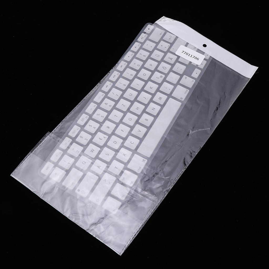 German Phonetic Keyboard Protective Film for 13/15inch Macbook silver gray