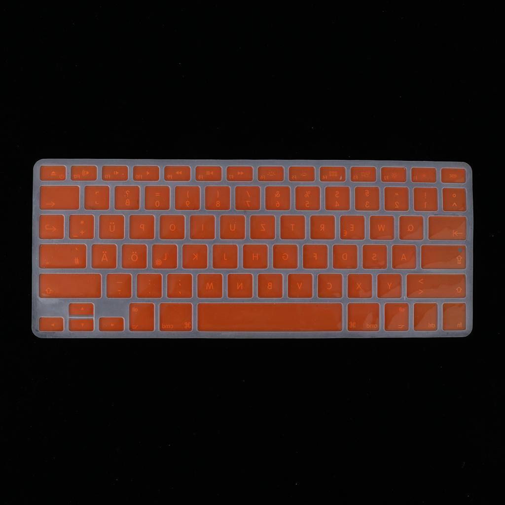 German Phonetic Keyboard Protective Film for 13/15inch Macbook orange