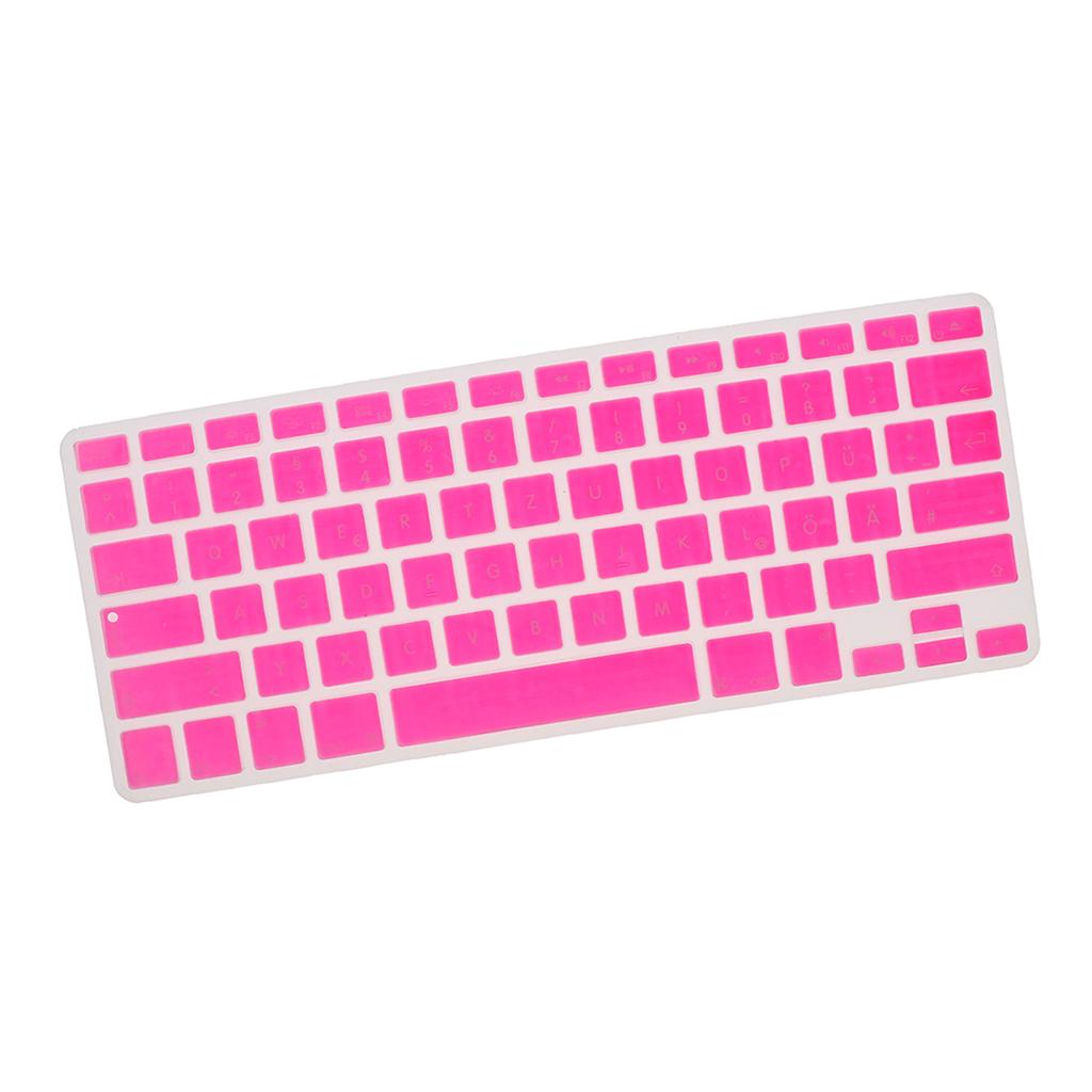 German Phonetic Keyboard Protective Film for 13/15inch Macbook rose red