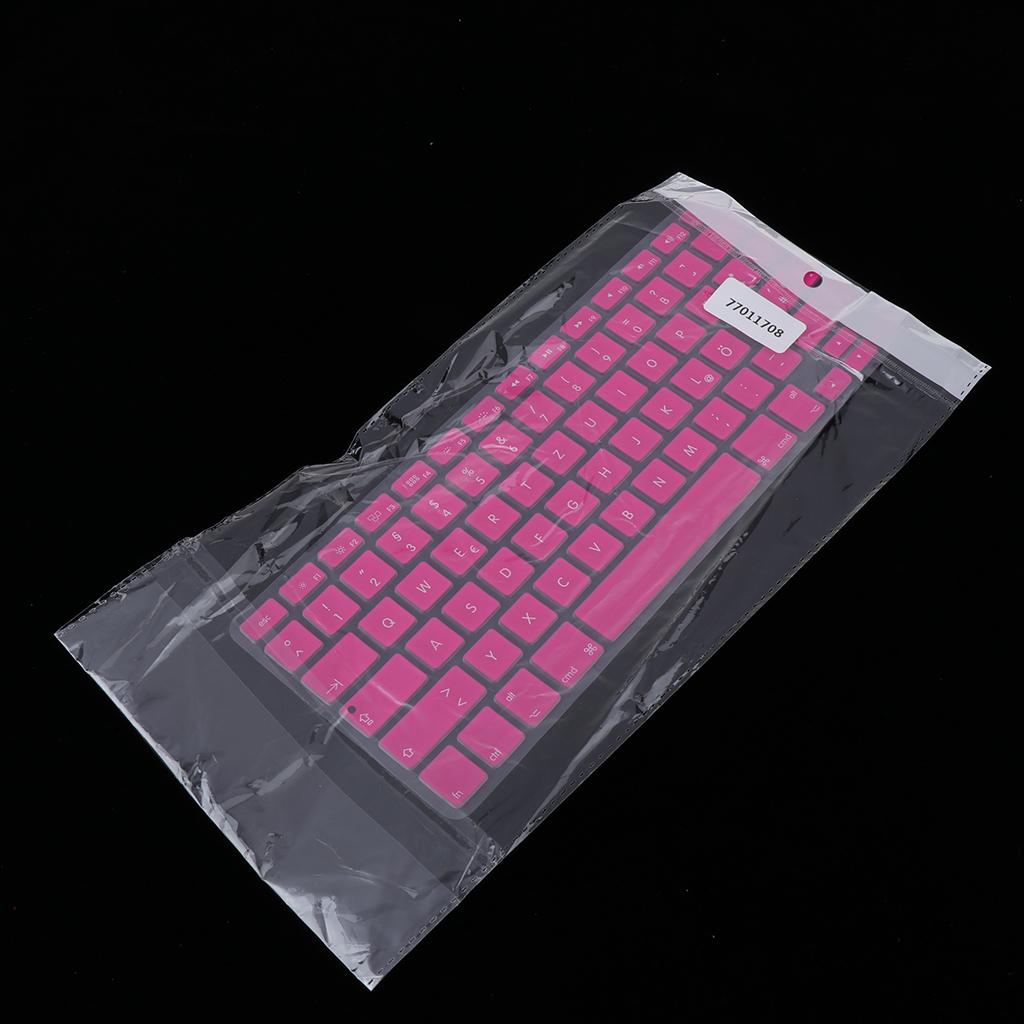 German Phonetic Keyboard Protective Film for 13/15inch Macbook rose red