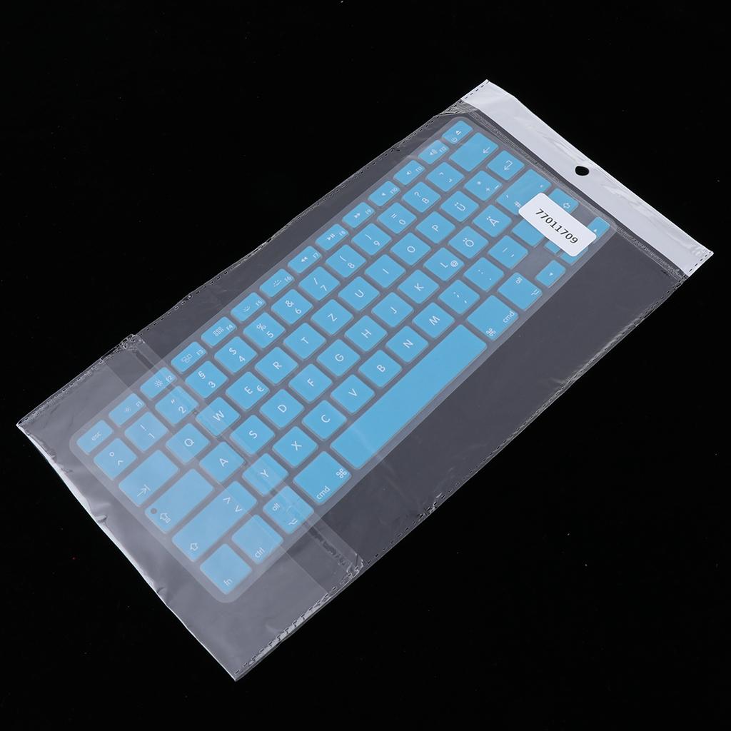 German Phonetic Keyboard Protective Film for 13/15inch Macbook light blue