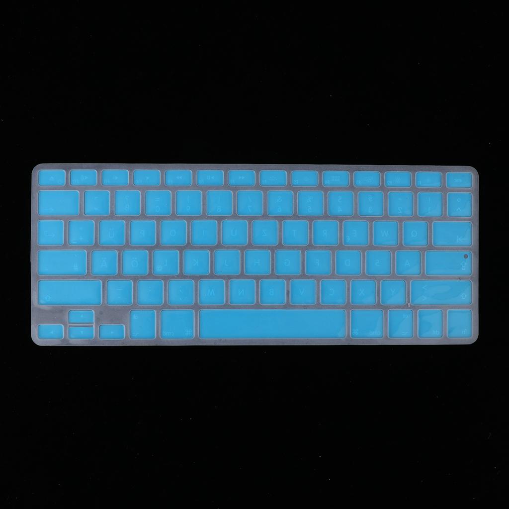 German Phonetic Keyboard Protective Film for 13/15inch Macbook light blue