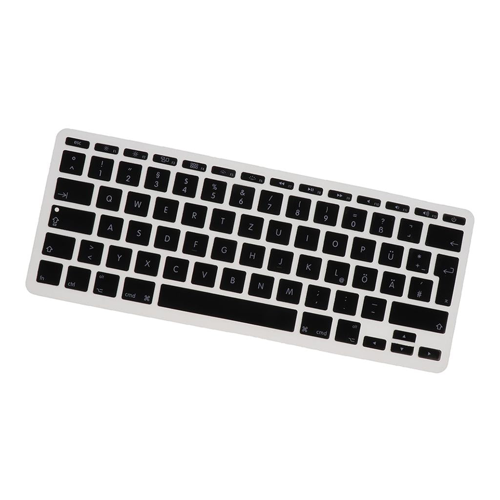 German Phonetic Keyboard Film Cover for European 11inch Macbook black