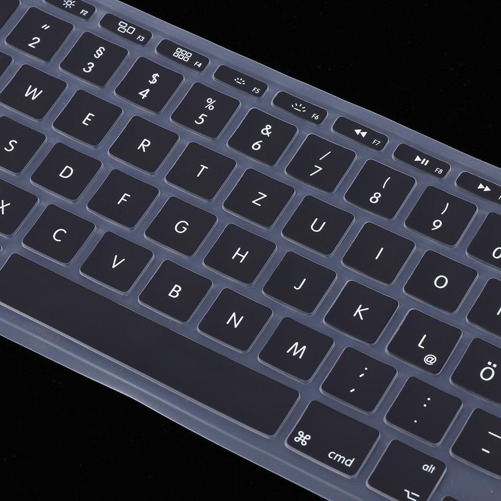 German Phonetic Keyboard Film Cover for European 11inch Macbook black