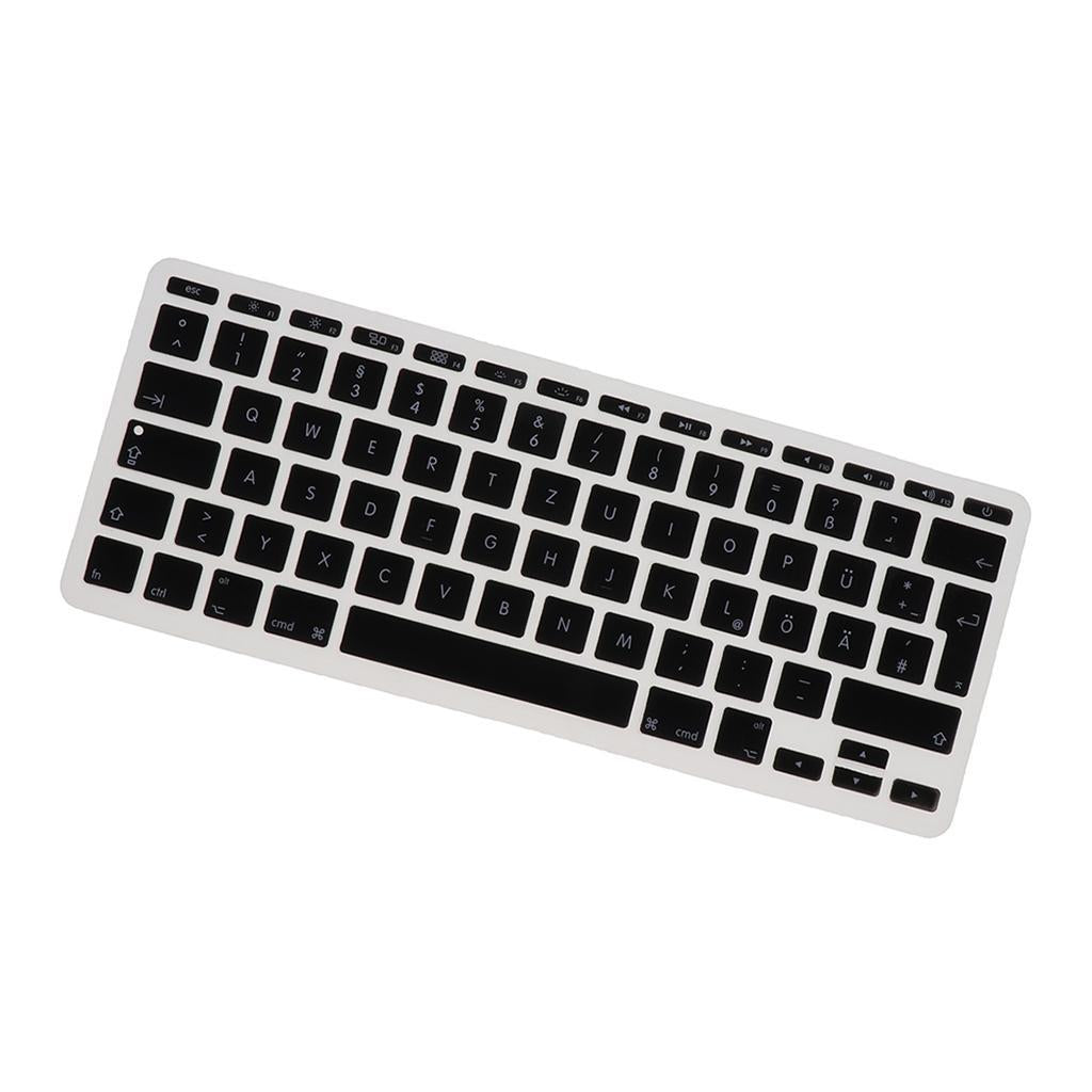 German Phonetic Keyboard Film Cover for European 11inch Macbook black
