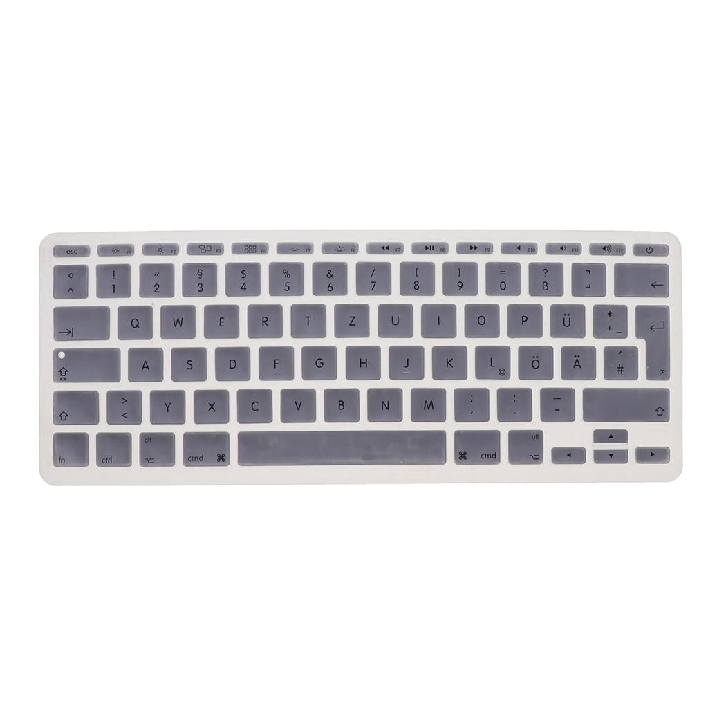 German Phonetic Keyboard Film Cover for European 11inch Macbook silver