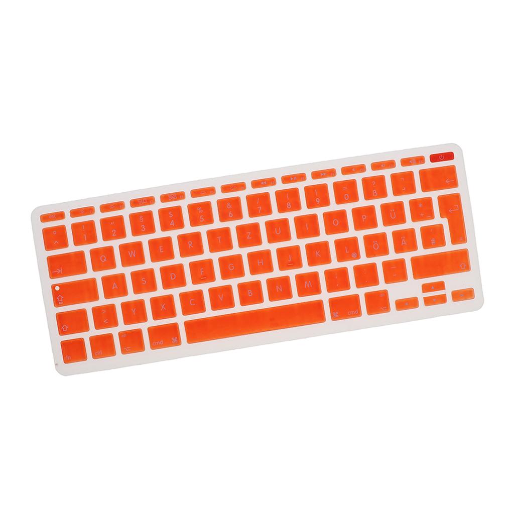 German Phonetic Keyboard Film Cover for European 11inch Macbook orange