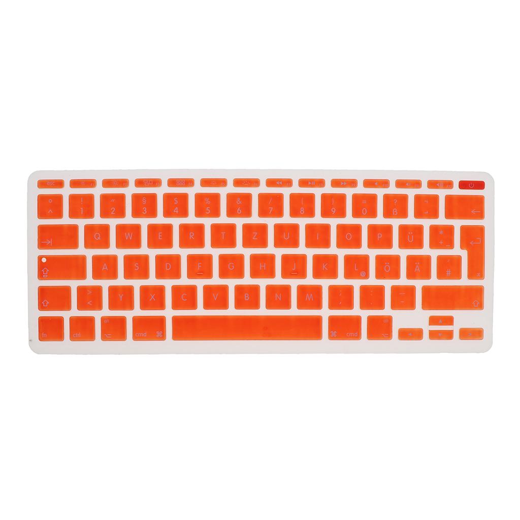 German Phonetic Keyboard Film Cover for European 11inch Macbook orange