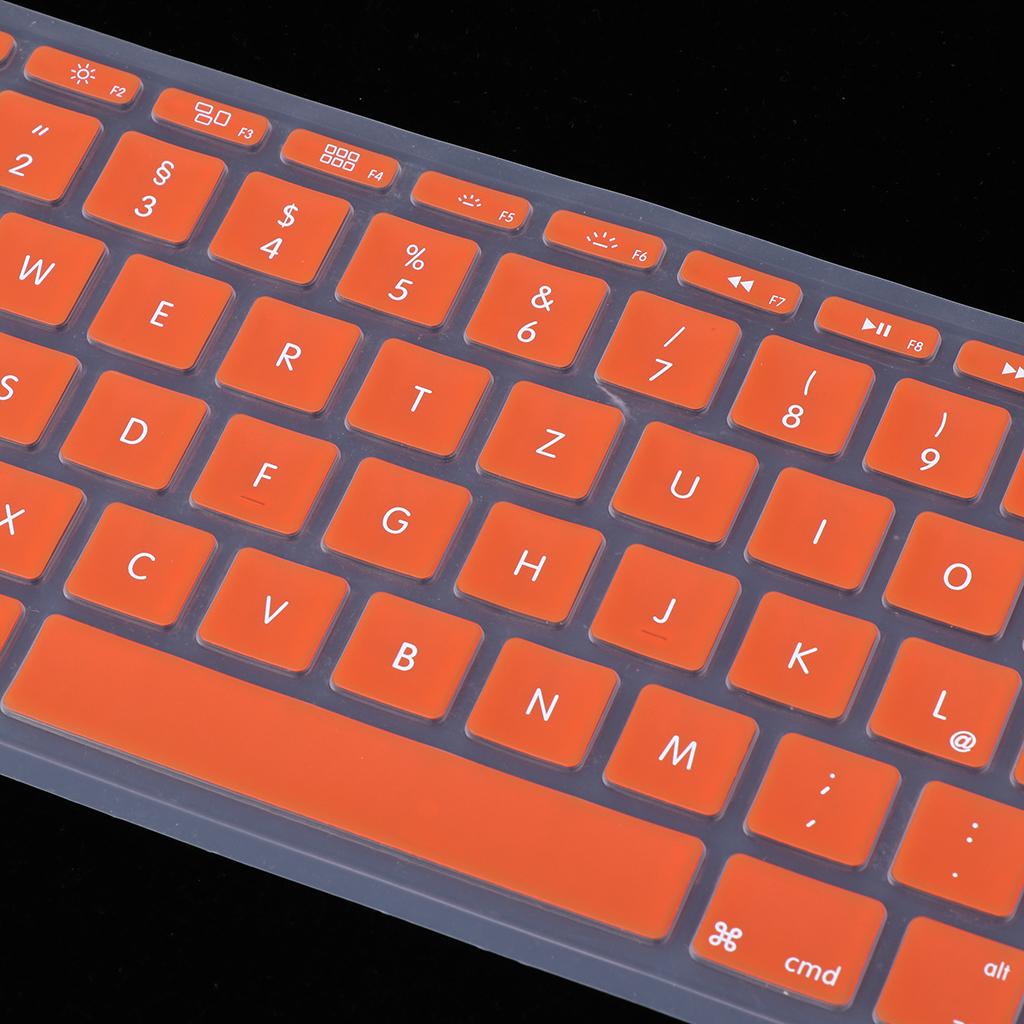 German Phonetic Keyboard Film Cover for European 11inch Macbook orange
