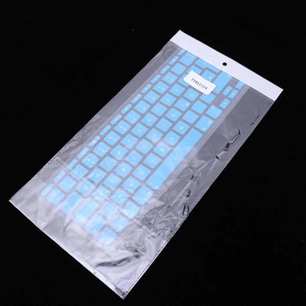 German Phonetic Keyboard Film Cover for European 11inch Macbook light blue