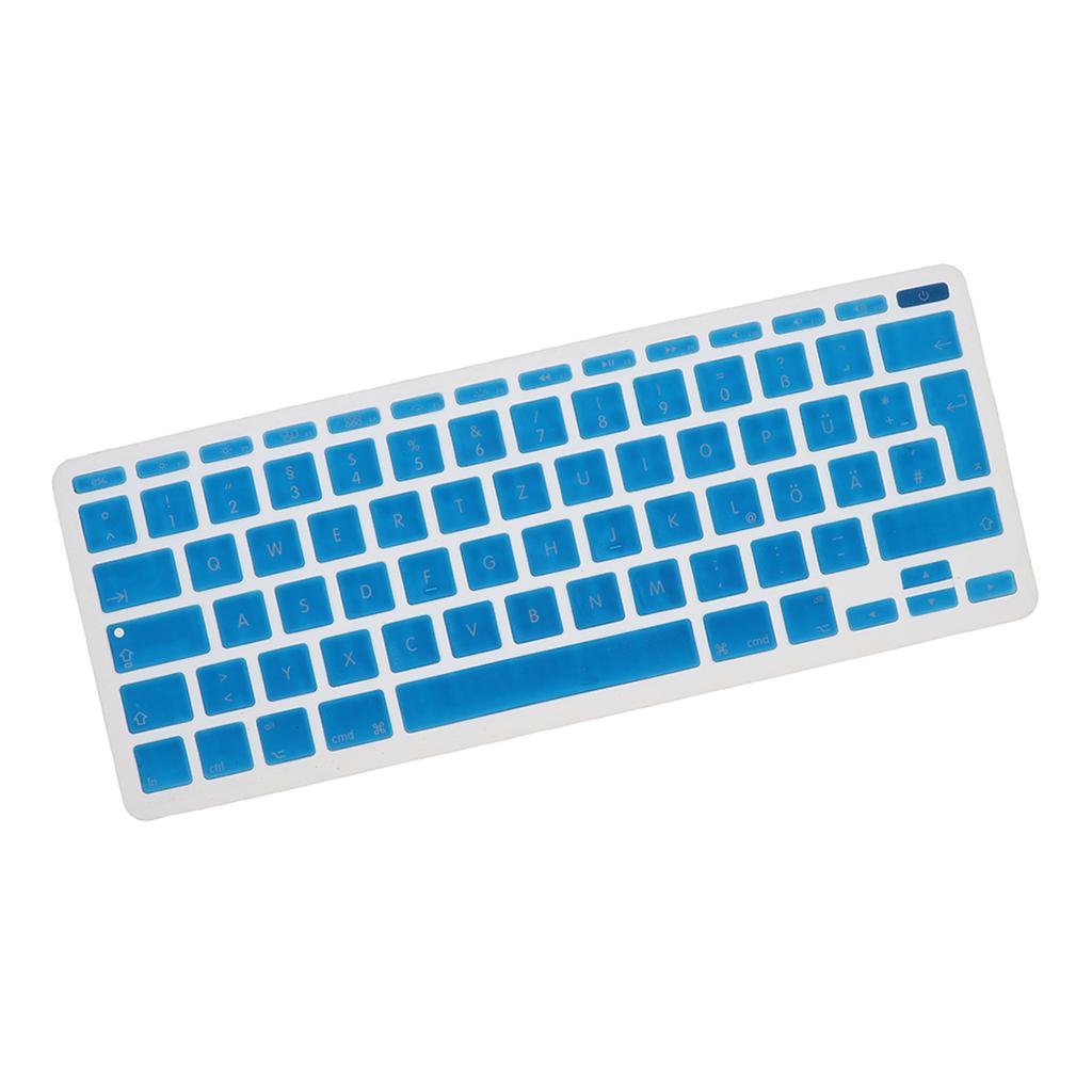 German Phonetic Keyboard Film Cover for European 11inch Macbook light blue
