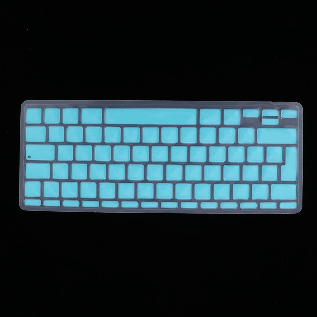 German Phonetic Keyboard Film Cover for European 11inch Macbook white blue