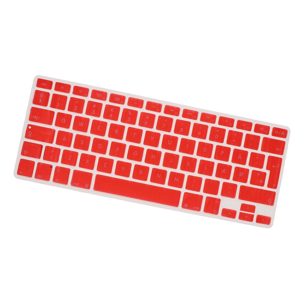 Danish 12 Keyboard Protective Film for 13.3 inch 15pro Macbook red