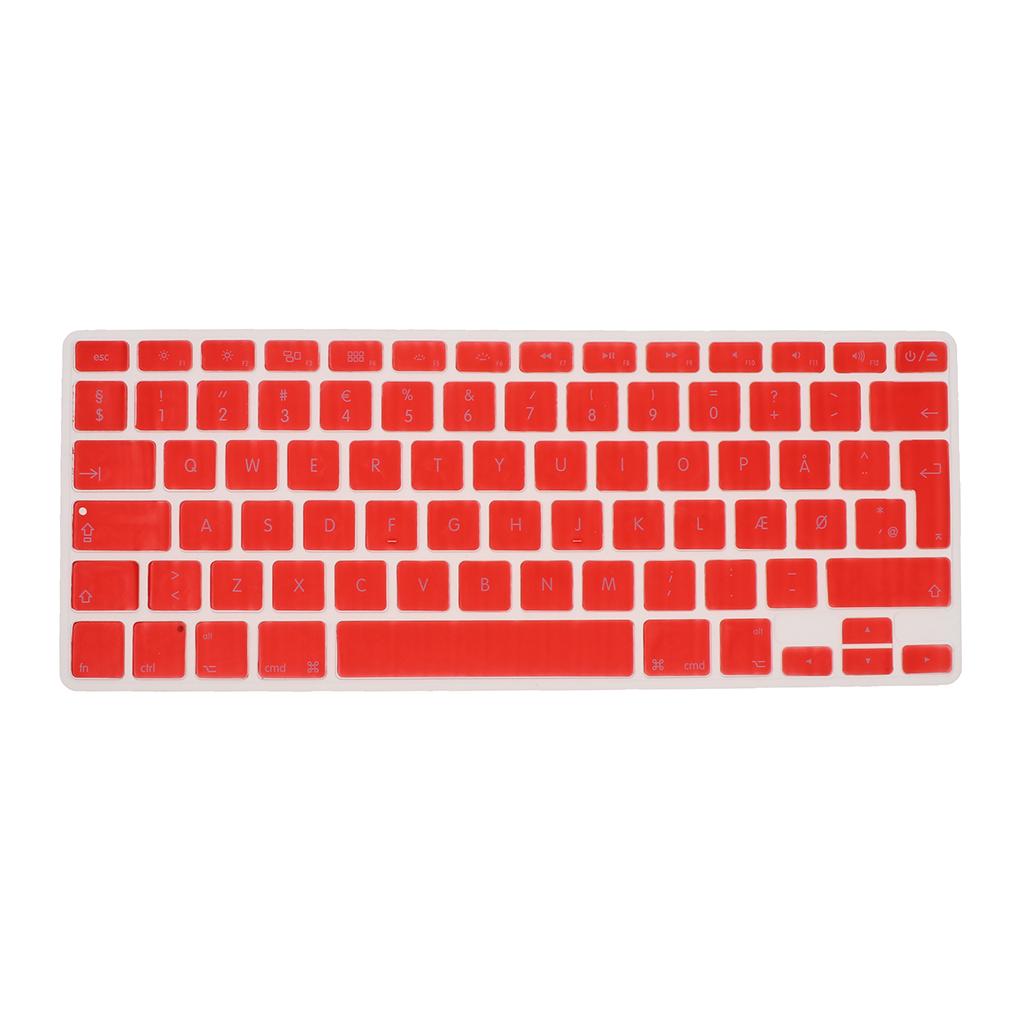 Danish 12 Keyboard Protective Film for 13.3 inch 15pro Macbook red