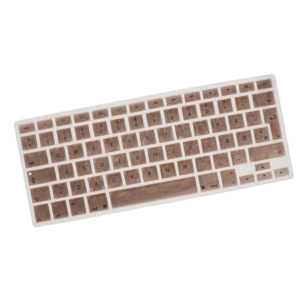 Danish 12 Keyboard Protective Film for 13.3 inch 15pro Macbook gold
