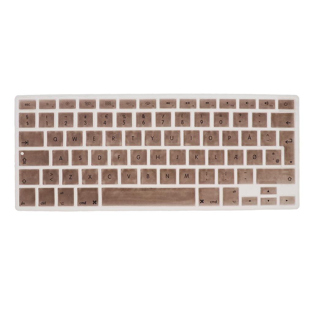 Danish 12 Keyboard Protective Film for 13.3 inch 15pro Macbook gold