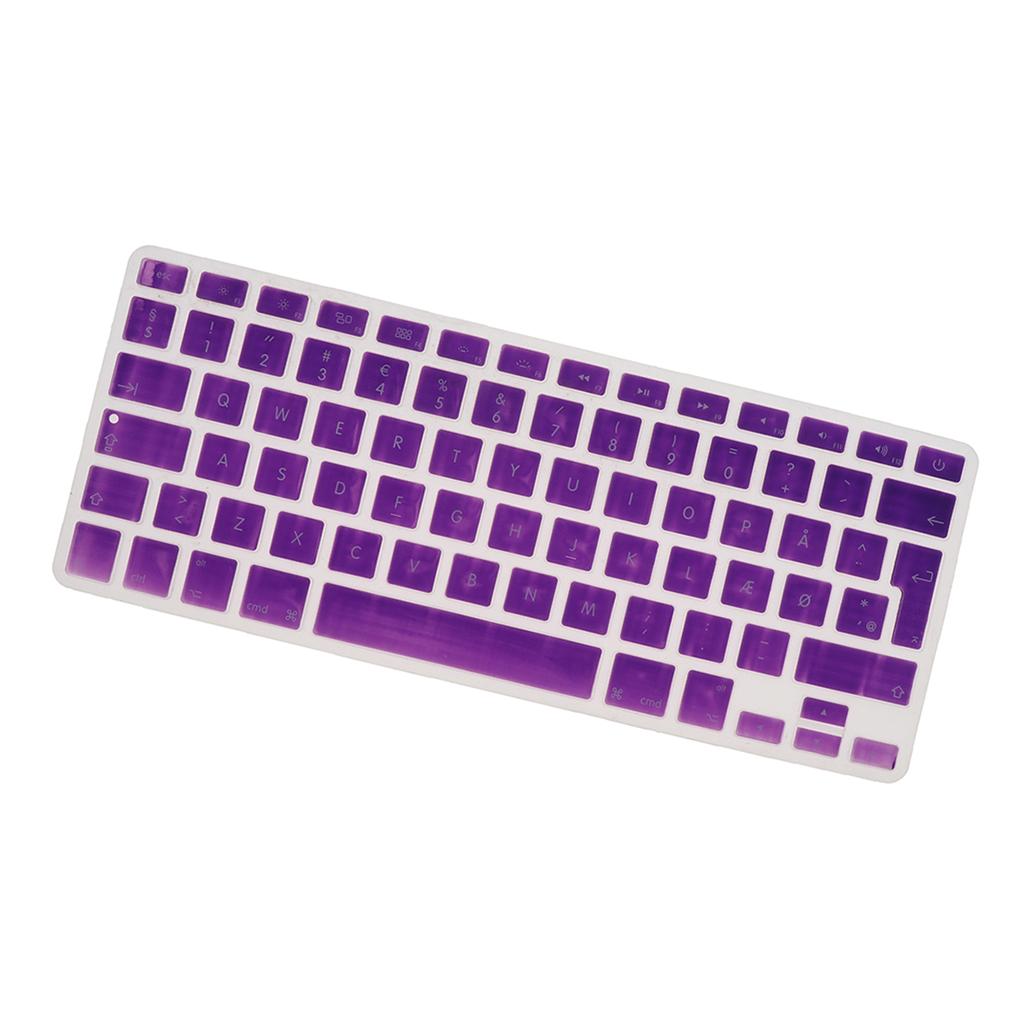 Danish 12 Keyboard Protective Film for 13.3 inch 15pro Macbook purple