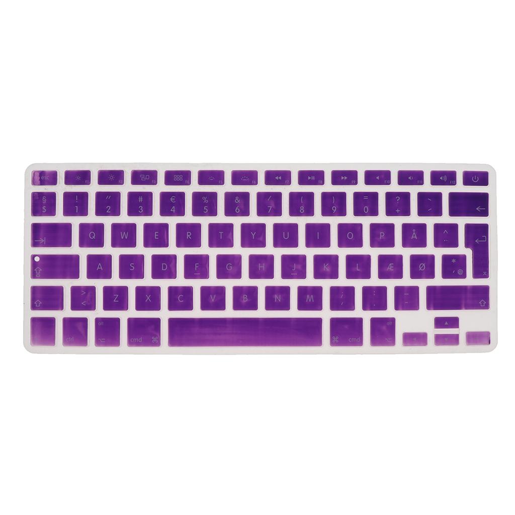 Danish 12 Keyboard Protective Film for 13.3 inch 15pro Macbook purple
