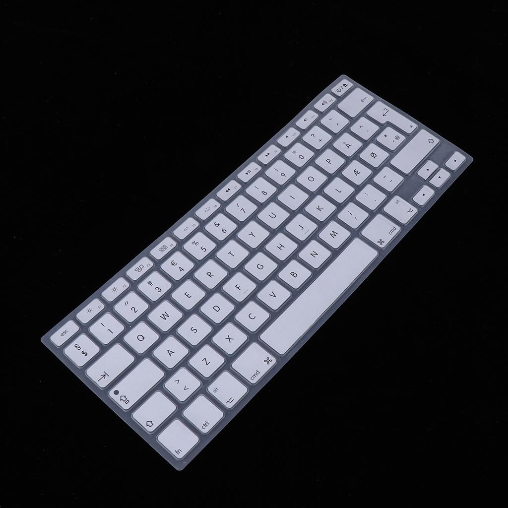 Danish 12 Keyboard Protective Film for 13.3 inch 15pro Macbook silver gray