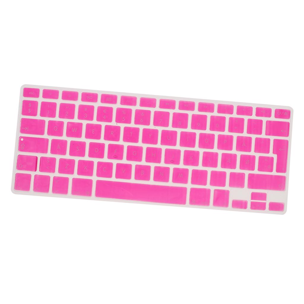 Danish 12 Keyboard Protective Film for 13.3 inch 15pro Macbook rose red