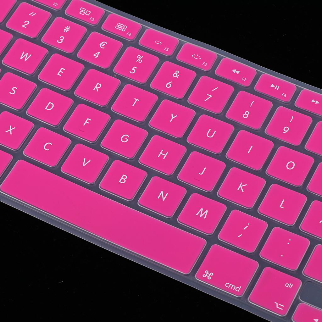Danish 12 Keyboard Protective Film for 13.3 inch 15pro Macbook rose red