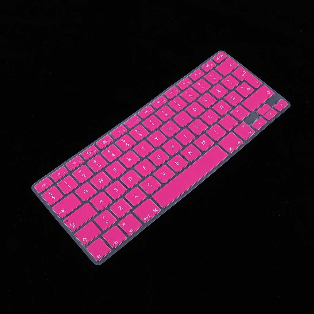 Danish 12 Keyboard Protective Film for 13.3 inch 15pro Macbook rose red