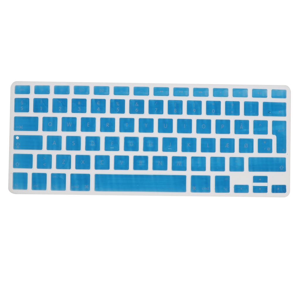 Danish 12 Keyboard Protective Film for 13.3 inch 15pro Macbook light blue