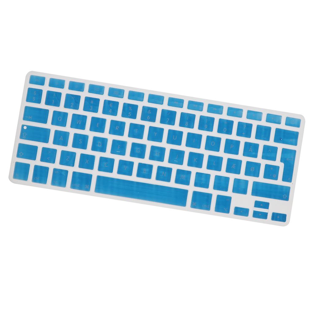Danish 12 Keyboard Protective Film for 13.3 inch 15pro Macbook light blue
