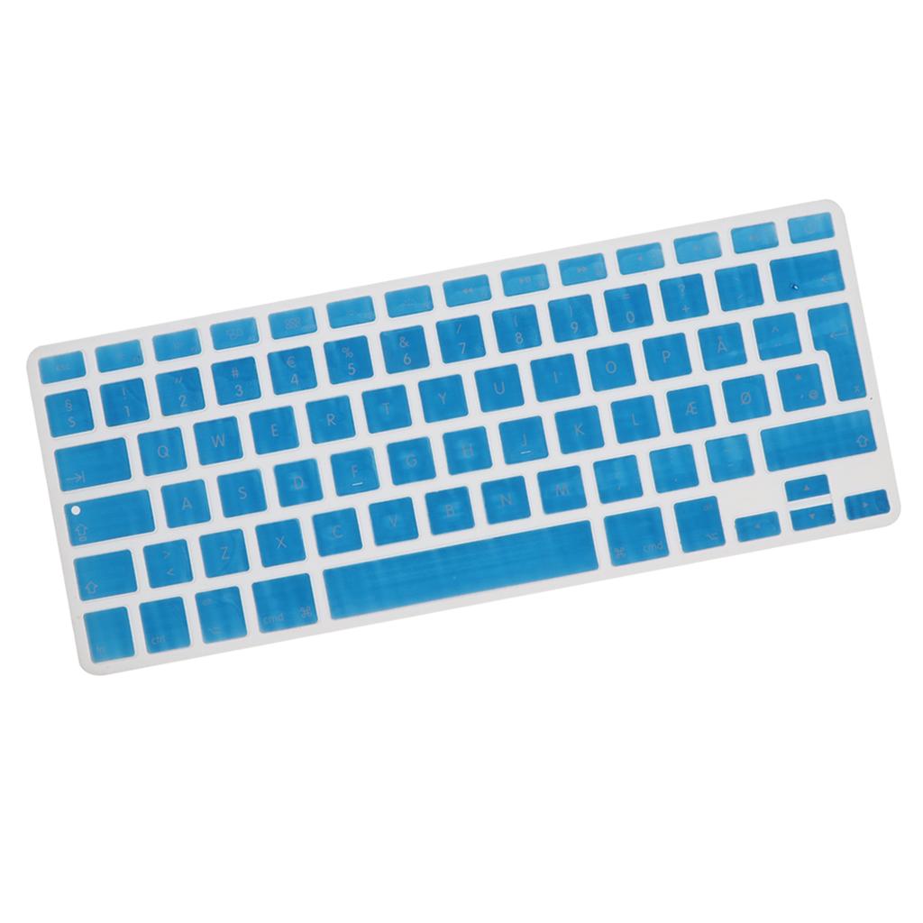 Danish 12 Keyboard Protective Film for 13.3 inch 15pro Macbook light blue