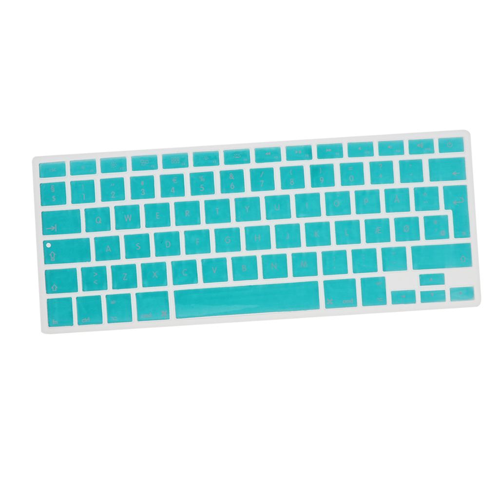 Danish 12 Keyboard Protective Film for 13.3 inch 15pro Macbook white blue