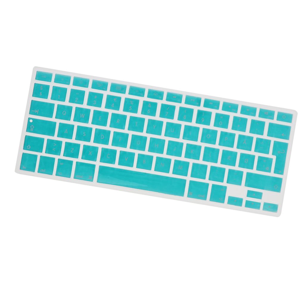 Danish 12 Keyboard Protective Film for 13.3 inch 15pro Macbook white blue