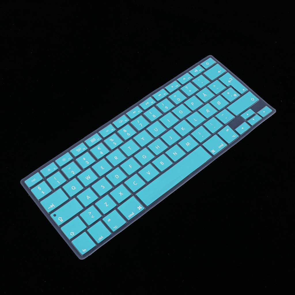 Danish 12 Keyboard Protective Film for 13.3 inch 15pro Macbook white blue