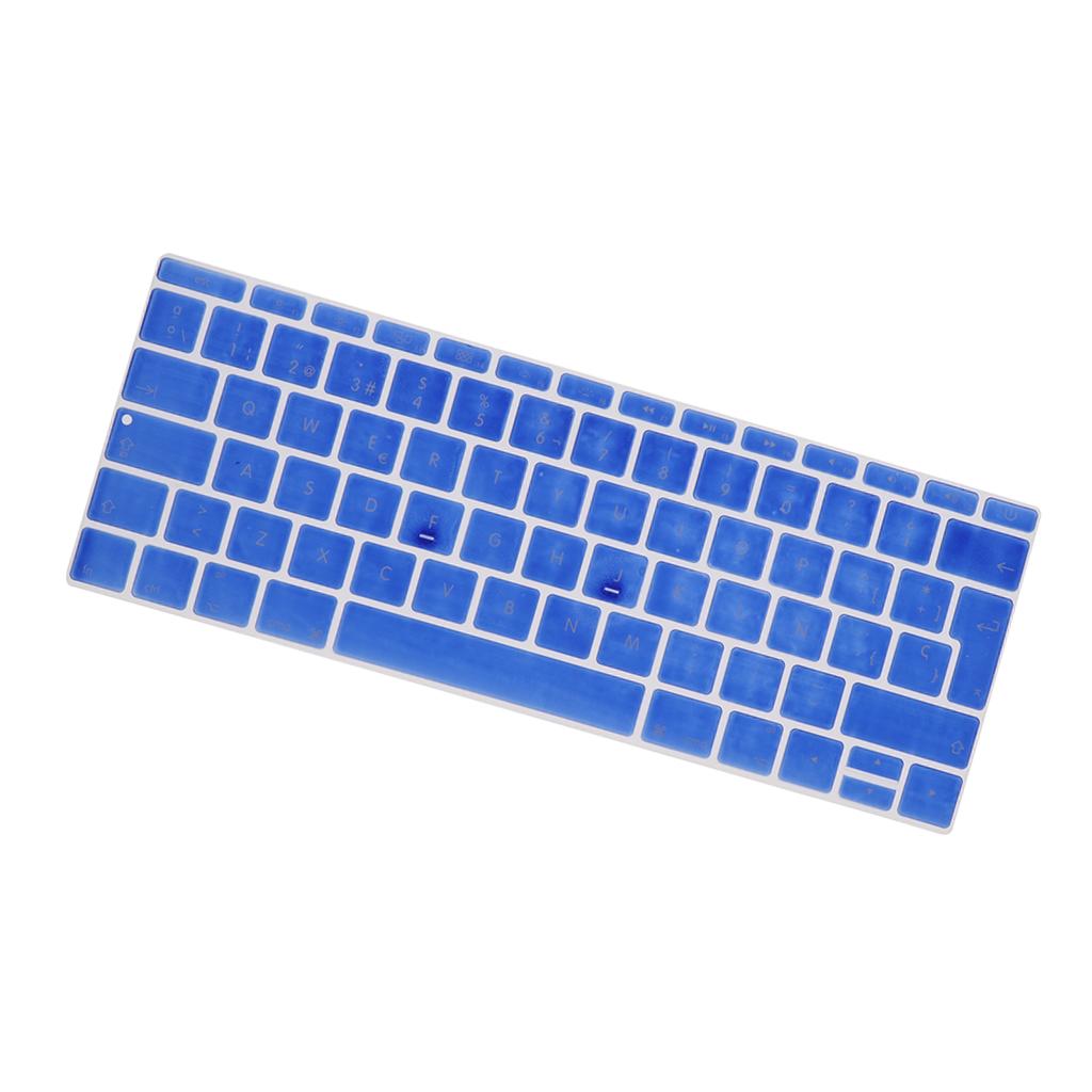 Spanish Phonetic Keyboard Protective Film for 12 inch Macbook deep blue