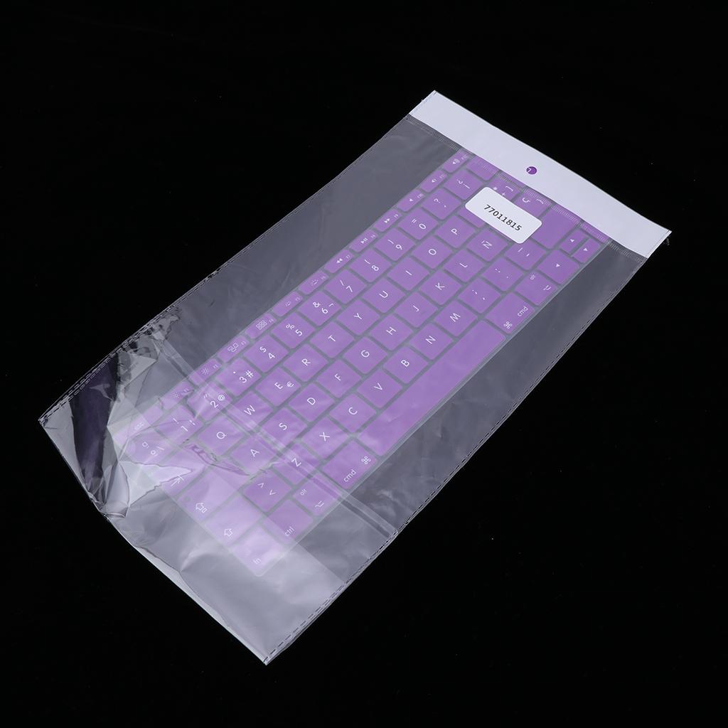 Spanish Phonetic Keyboard Protective Film for 12 inch Macbook purple