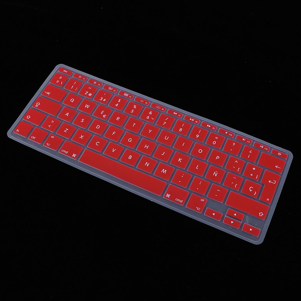 Spanish Phonetic Keyboard Film European for 11inch Macbook Red