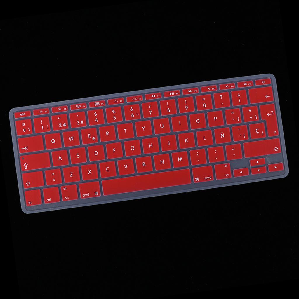 Spanish Phonetic Keyboard Film European for 11inch Macbook Red