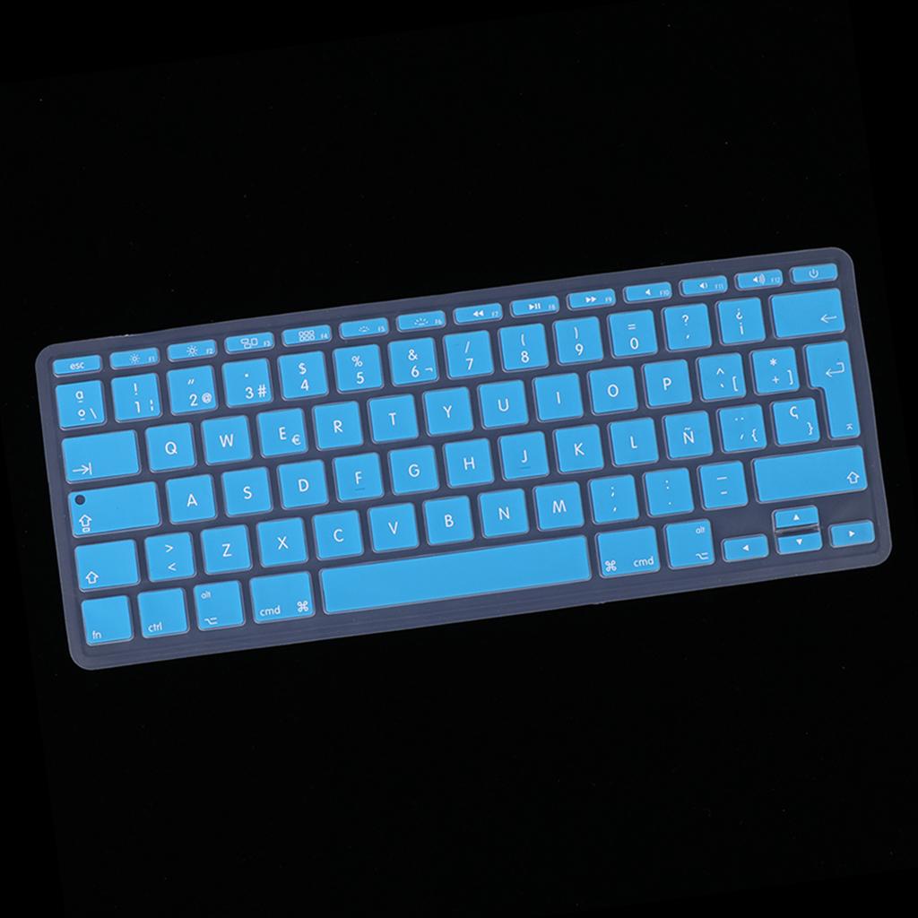 Spanish Phonetic Keyboard Film European for 11inch Macbook Light Blue