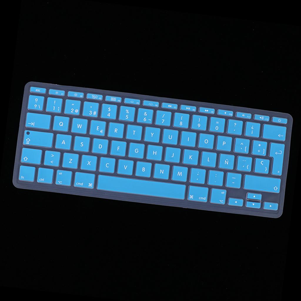 Spanish Phonetic Keyboard Film European for 11inch Macbook Light Blue