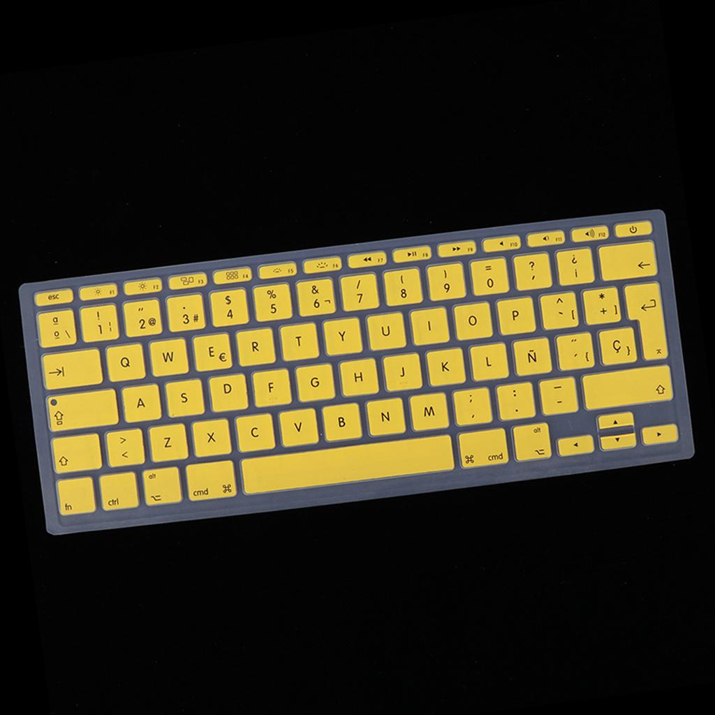Spanish Phonetic Keyboard Film European for 11inch Macbook Yellow
